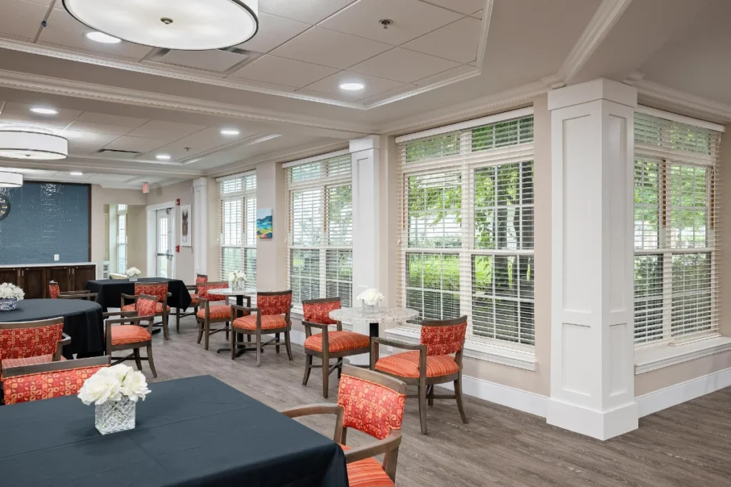 Assisted living dining area