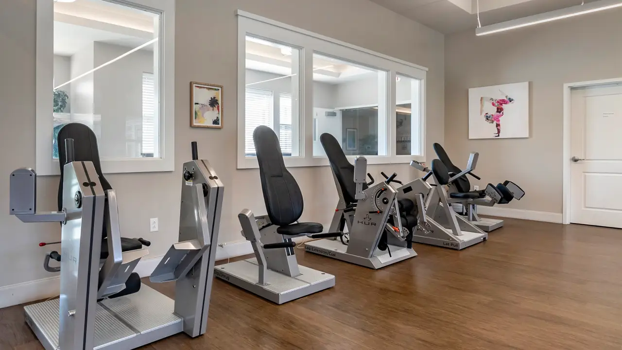 Tiffany Springs Rehab exercise machines