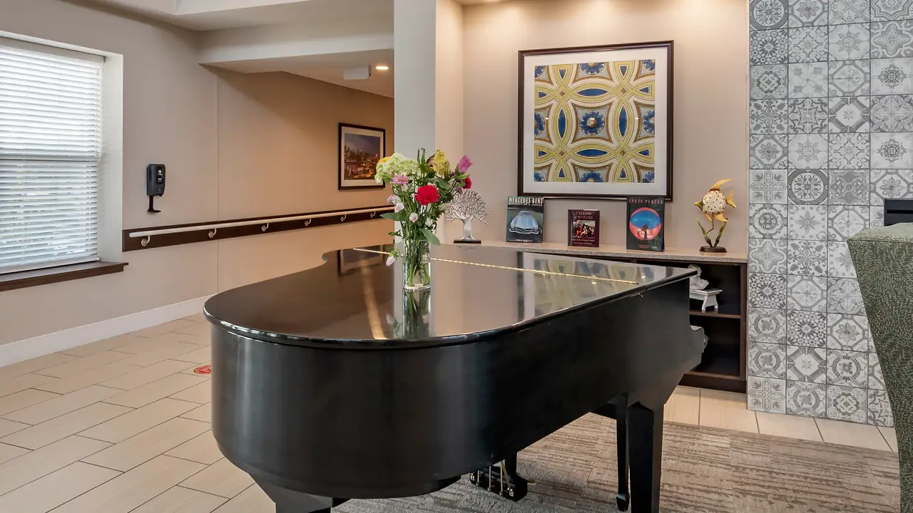 Tiffany Springs Rehab piano for resident enjoyment
