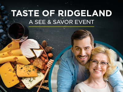 A cheese and nut platter is displayed on the left, with the text 