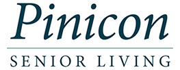 Logo for Pinicon Senior Living. The text 