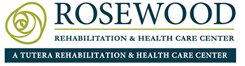 rosewood-logo-v2 Logo for Rosewood Nursing & Rehabilitation & Health Care Center, featuring a green rose icon on the left and the text