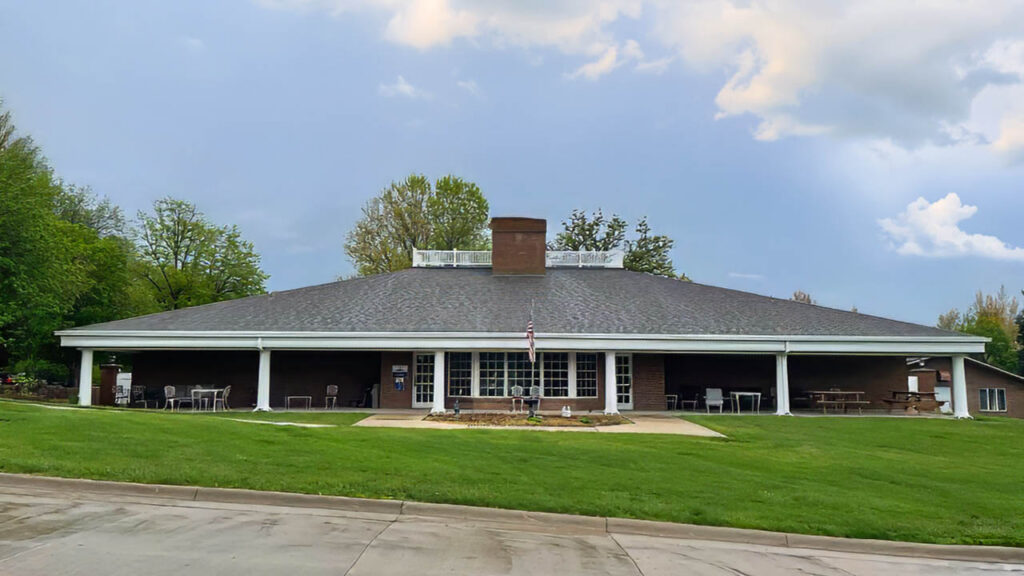 Elegant French-country inspired senior living community at Maryville Chateau Senior Living in Maryville, MO, Nodaway County.