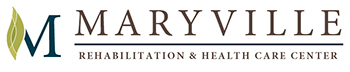 maryville-rehab-color-logo-v2 Logo for Maryville Rehabilitation & Health Care Center, featuring a stylized