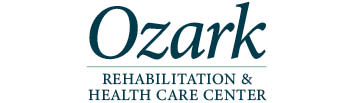 Logo for Ozark Rehabilitation & Health Care Center, with 