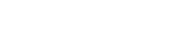 White logo with a leaf design and text: 
